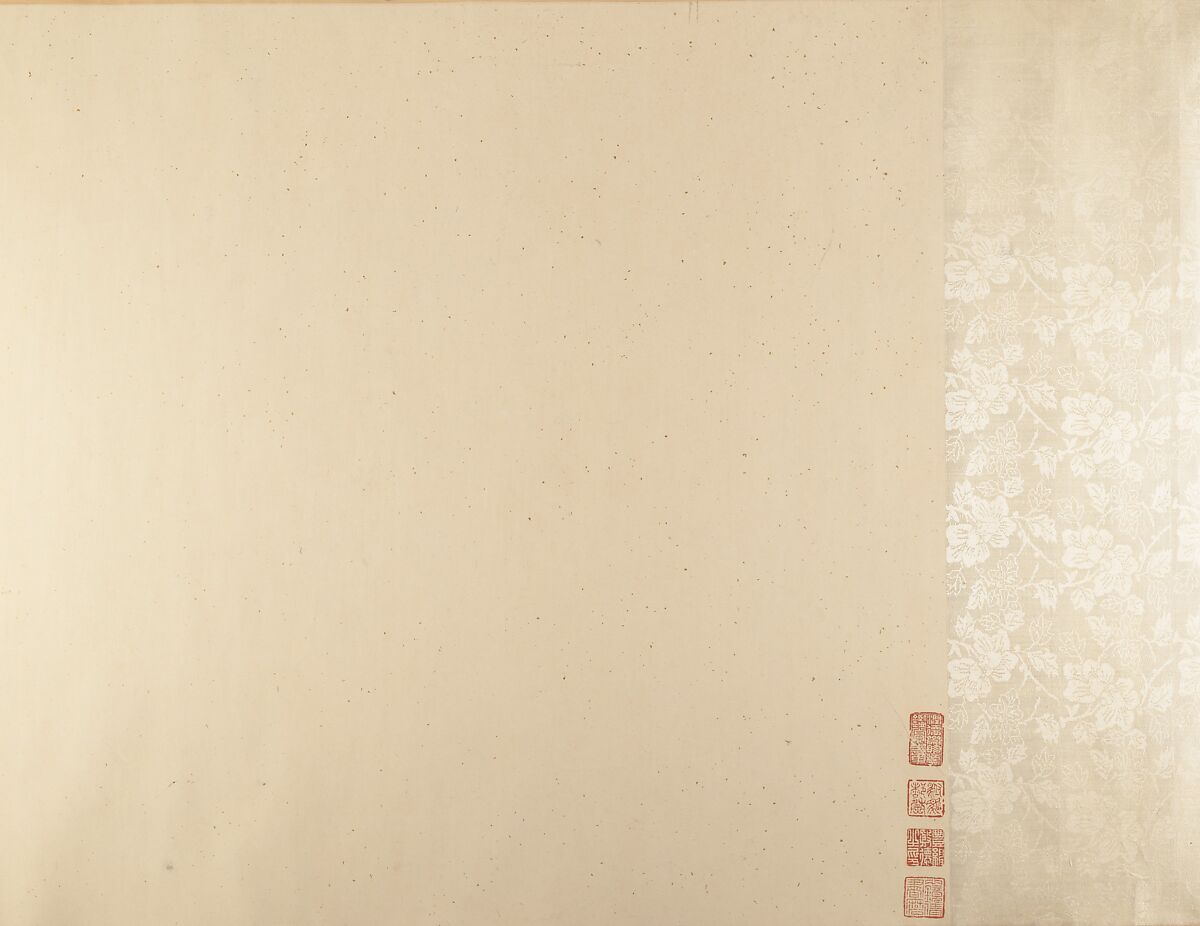 Second half of Ten Thousand Li of the Yangzi River, Unidentified artist  , fake signature of Xia Gui (active ca. 1195–1230), Handscroll; ink and color on silk, China