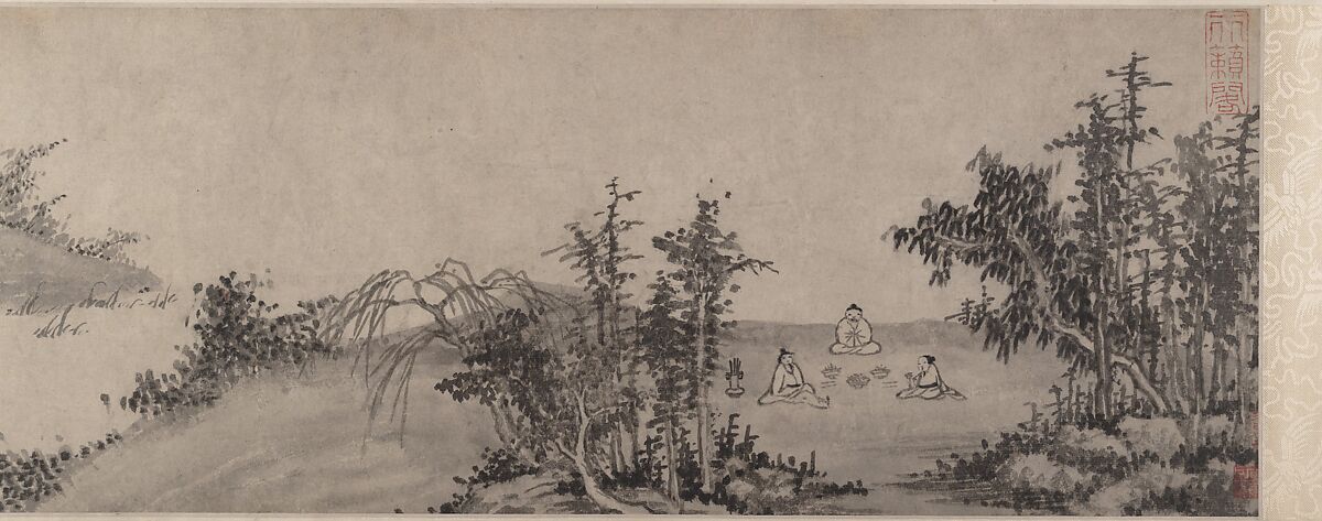 Drinking and Composing Poetry, Yao Shou (Chinese, 1423–1495), Handscroll; ink on paper, China