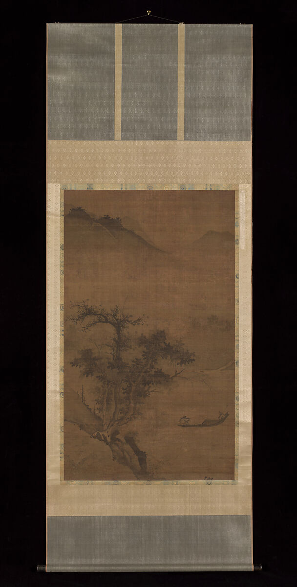 Fisherman Playing a Flute, Jiang Song (Chinese, first half 16th century), Hanging scroll; ink on silk, China
