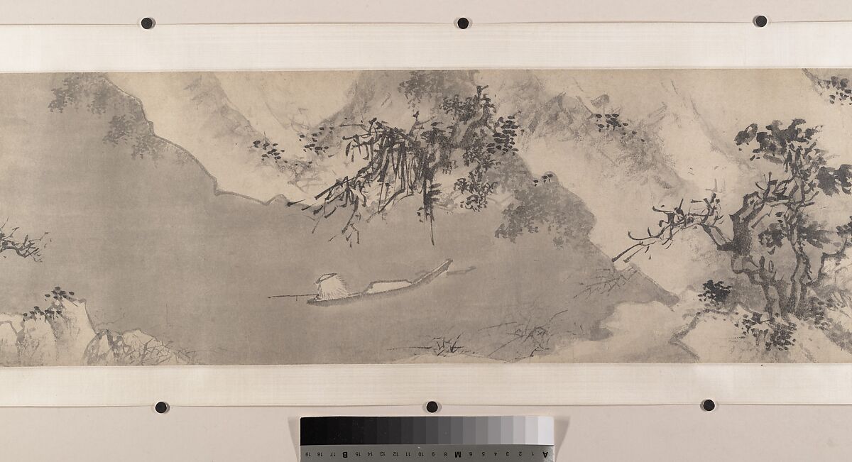 Winter landscape, Attributed to Jiang Song (Chinese, first half 16th century), Handscroll; ink and color on paper, China
