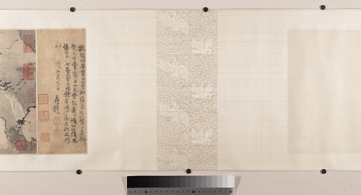 Winter landscape, Attributed to Jiang Song (Chinese, first half 16th century), Handscroll; ink and color on paper, China