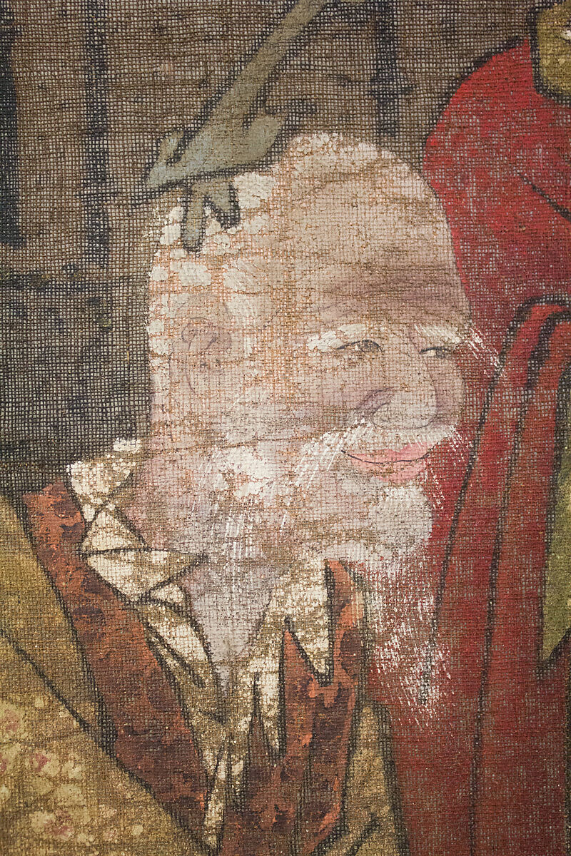 Seven Sages of the Bamboo Grove, Hanging scroll; ink and color on silk, Japan