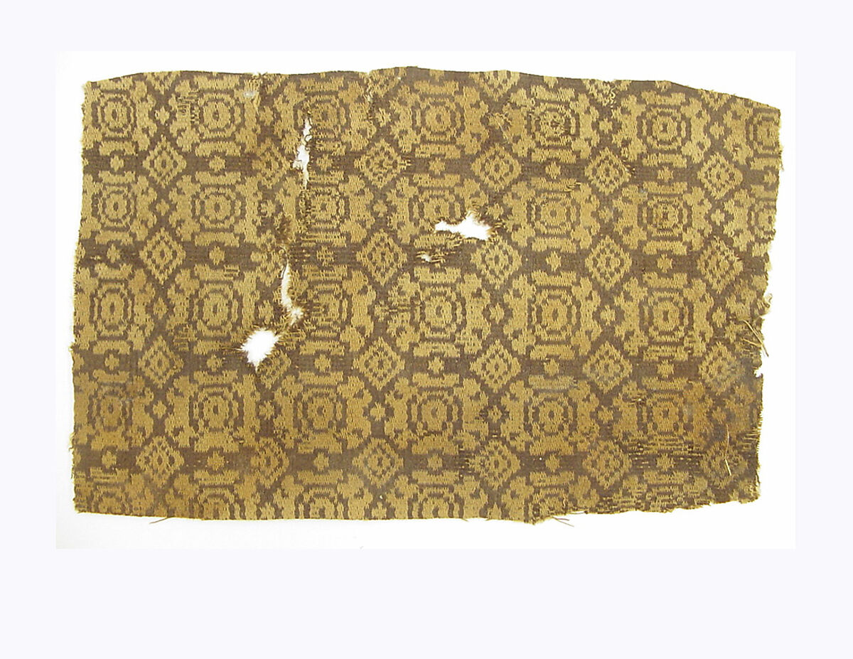 Textile Fragment, Wool; taquete weave 