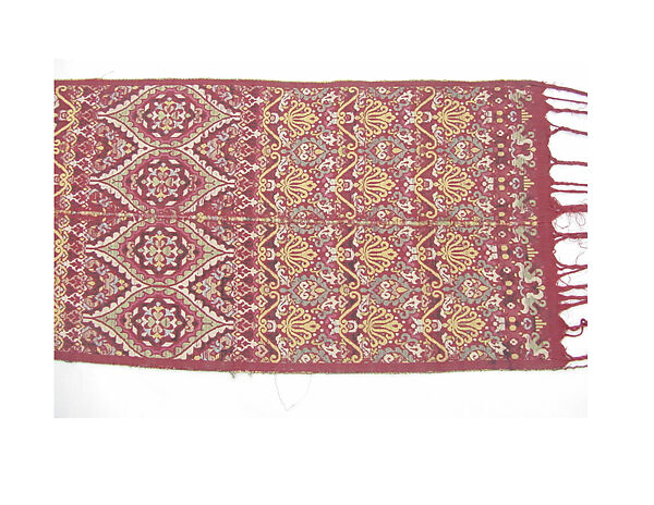 Moroccan Wedding Sash, Silk; woven