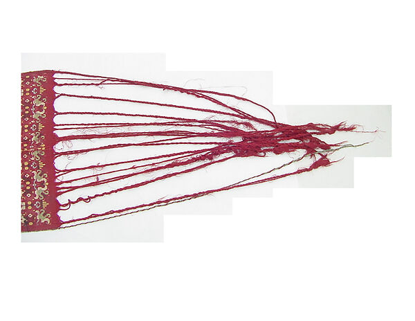 Moroccan Wedding Sash, Silk; woven