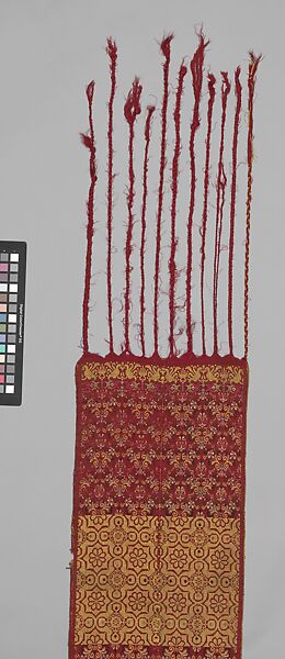 Moroccan Wedding Sash, Silk; woven