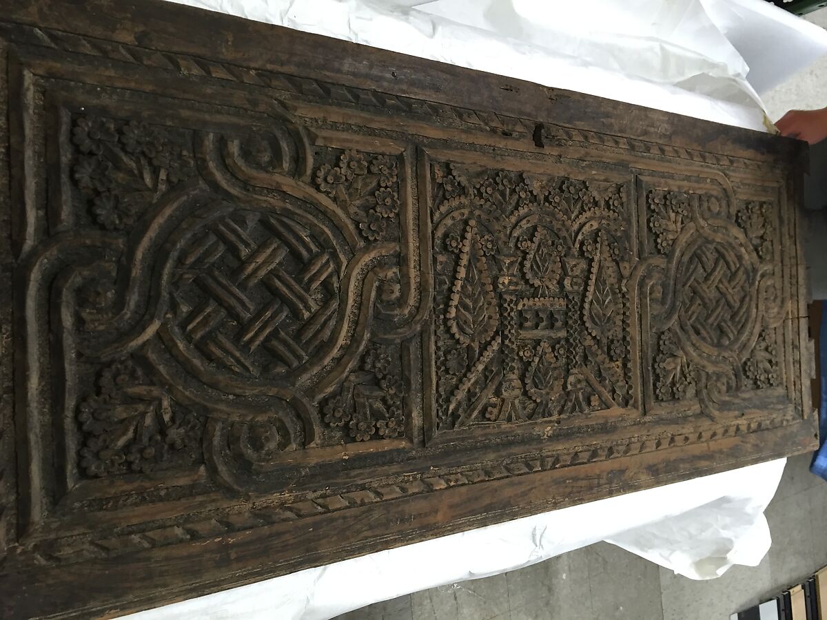 Chest Front, Wood; carved 
