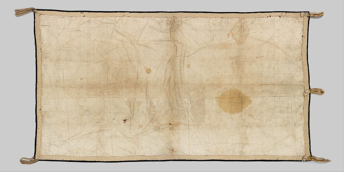 Sitara, Interior Door Curtain of the Ka'ba, Sultan Abdülhamid II (r. 1876–1909), Silk; embroidered with heavy silver and silver-gilt thread with additional colored silk panels