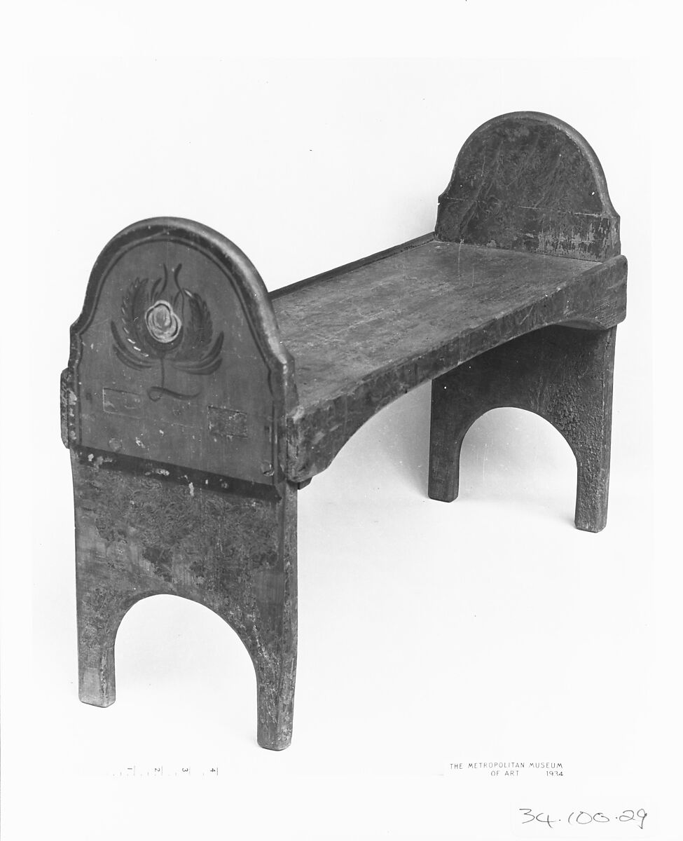 Sleigh Seat, Cherry, American 