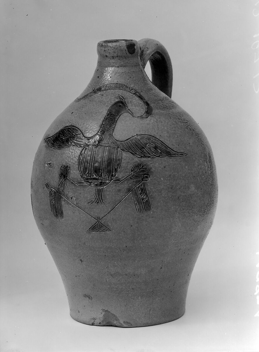 Jug, Stoneware, American