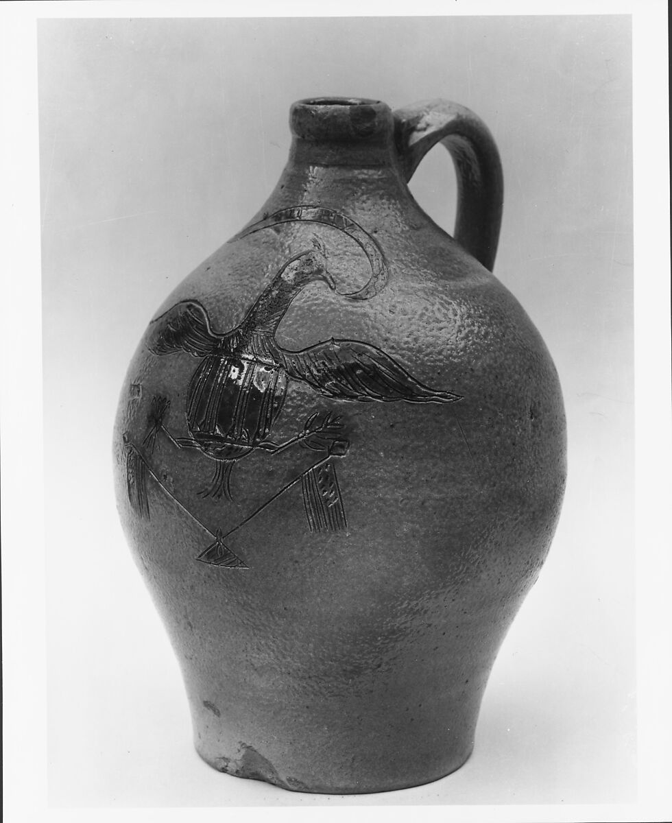 Jug, Stoneware, American