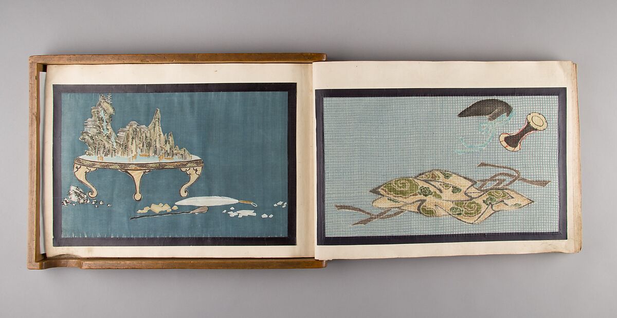 Textile Pattern Sample Book, Album of twenty-five textile samples; various textile dyeing techniques, Japan