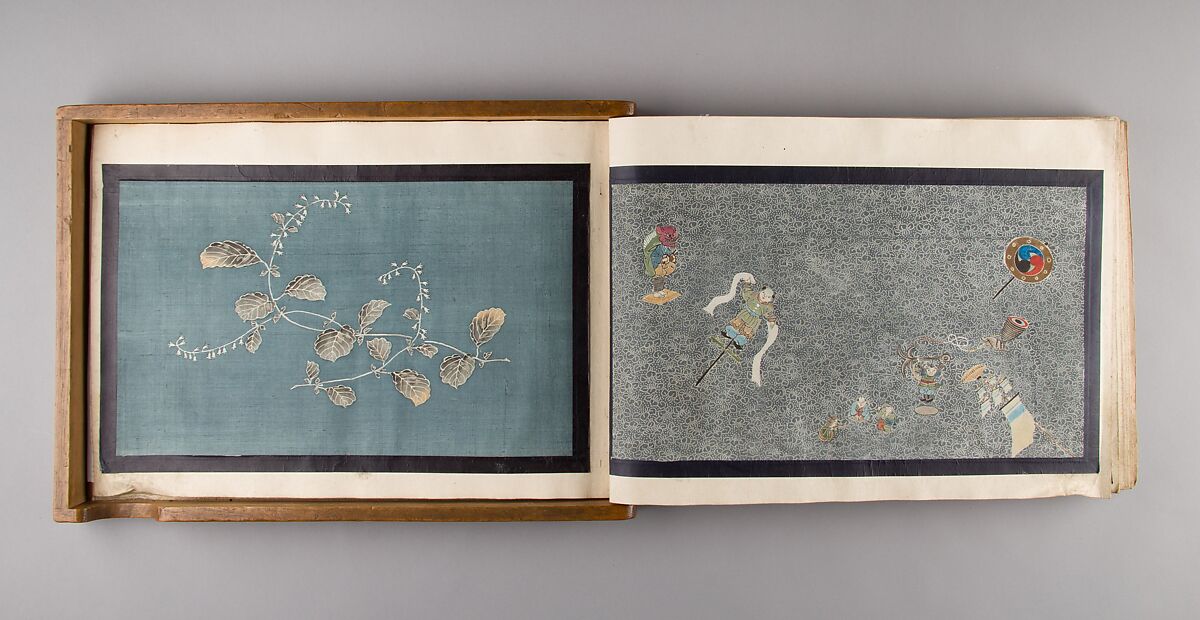 Textile Pattern Sample Book, Album of twenty-five textile samples; various textile dyeing techniques, Japan