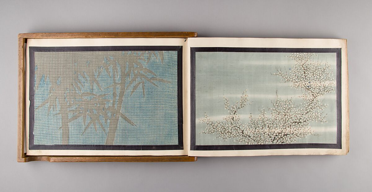 Textile Pattern Sample Book, Album of twenty-five textile samples; various textile dyeing techniques, Japan