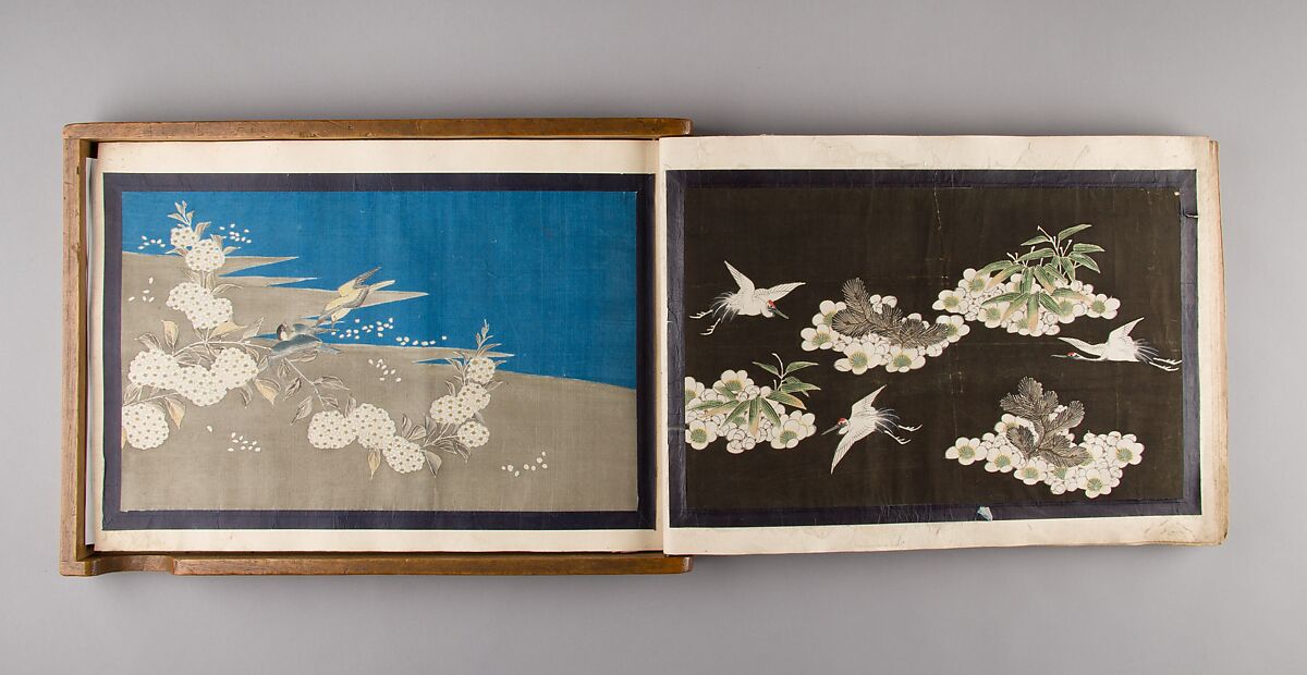 Textile Pattern Sample Book, Album of twenty-five textile samples; various textile dyeing techniques, Japan