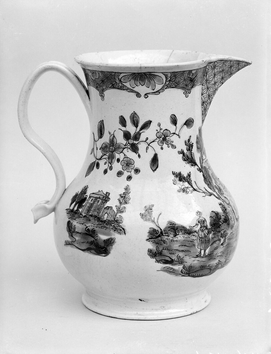 Jug, Stoneware, British (American market) 