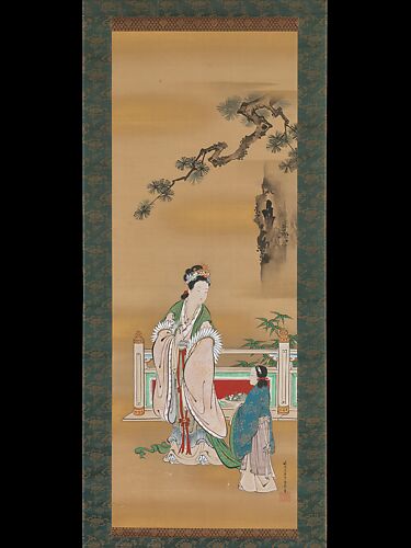 Kanō Isen'in Naganobu 狩野伊川院栄信 | Yueyang Pavilion | Japan 