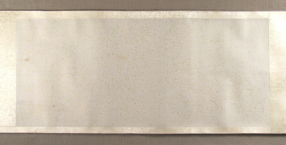 Prose Poem on Fishing, Zhu Yunming (Chinese, 1461–1527)  , or a close follower, Handscroll; ink on gold-flecked paper, China