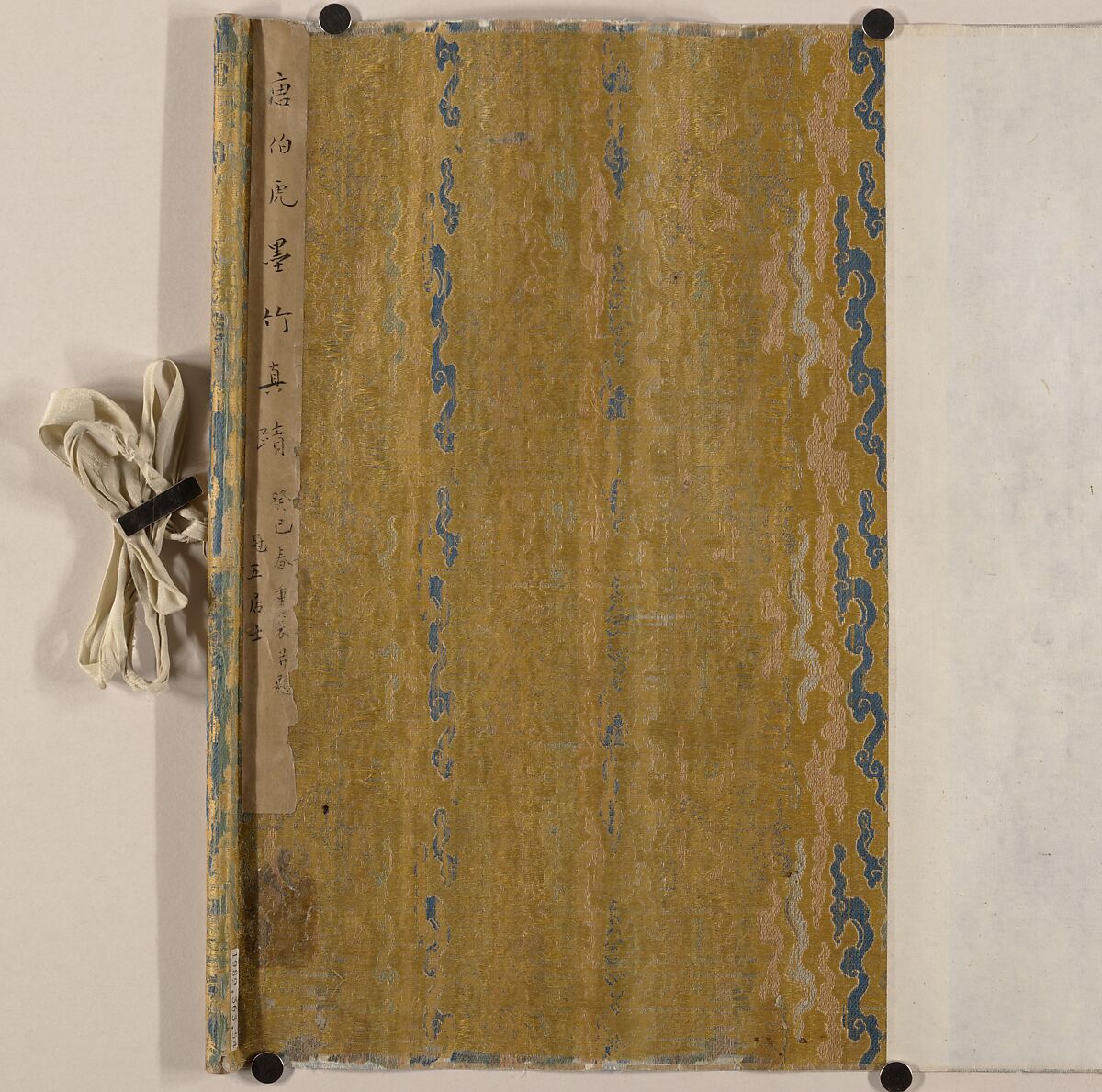 Ink bamboo, Tang Yin (Chinese, 1470–1524), Handscroll; ink on paper, China