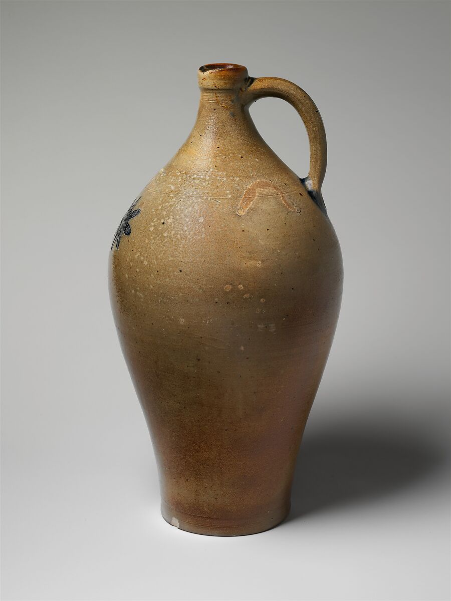 Jug, Jonathan Fenton (1766–1835), Stoneware, American