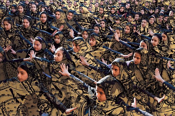 Multitude 10, Sadegh Tirafkan (Iranian, Karbala, Iraq 1965–2013 Toronto), Digital photo collage, lambda print 