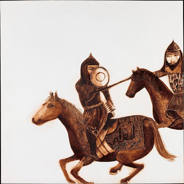 Eternal War, Second Circle, Samira Abbassy (Iranian, born Ahwaz, 1965), Oil on gesso