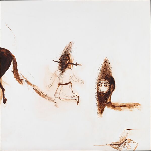 Eternal War, Second Circle, Samira Abbassy (Iranian, born Ahwaz, 1965), Oil on gesso