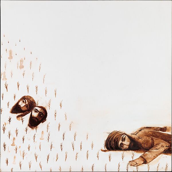 Eternal War, Second Circle, Samira Abbassy (Iranian, born Ahwaz, 1965), Oil on gesso