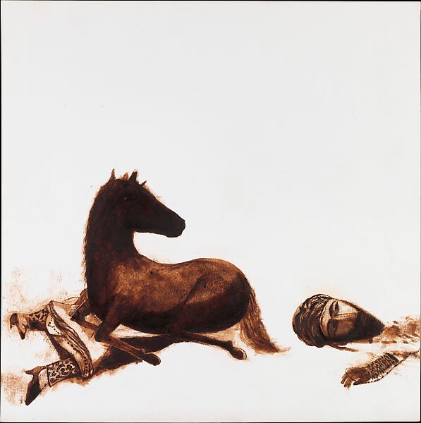 Eternal War, Second Circle, Samira Abbassy (Iranian, born Ahwaz, 1965), Oil on gesso