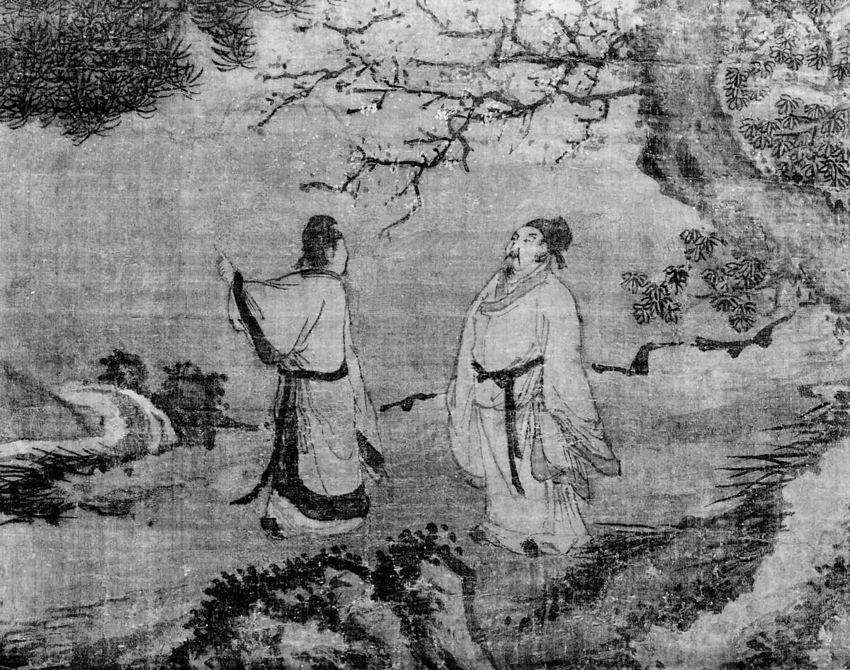 Spring Morning in the Mountains, Xie Shichen (Chinese, 1487–ca. 1567), Hanging scroll; ink and color on silk, China