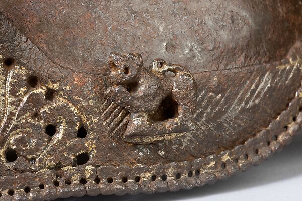 Hilt of a Gauntlet Sword (Pata), Steel, iron, and silver