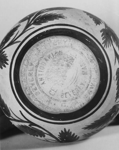 Jug, Possibly designed by C. A. Lawrence, Earthenware, American