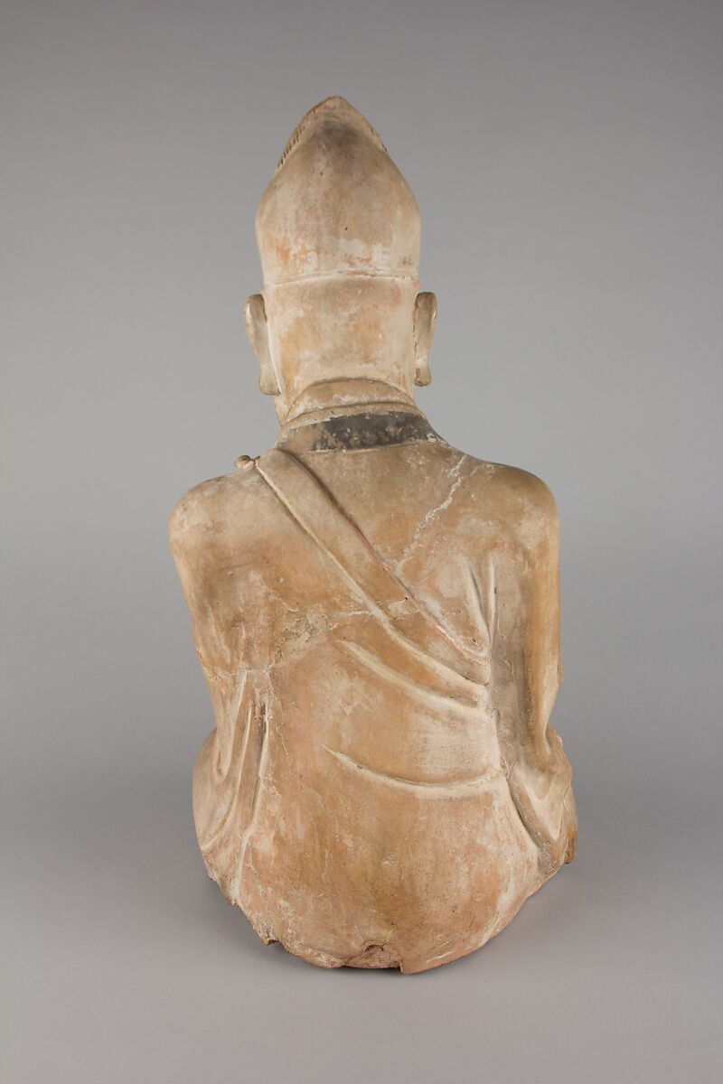 Seated Immortal, Pottery, China