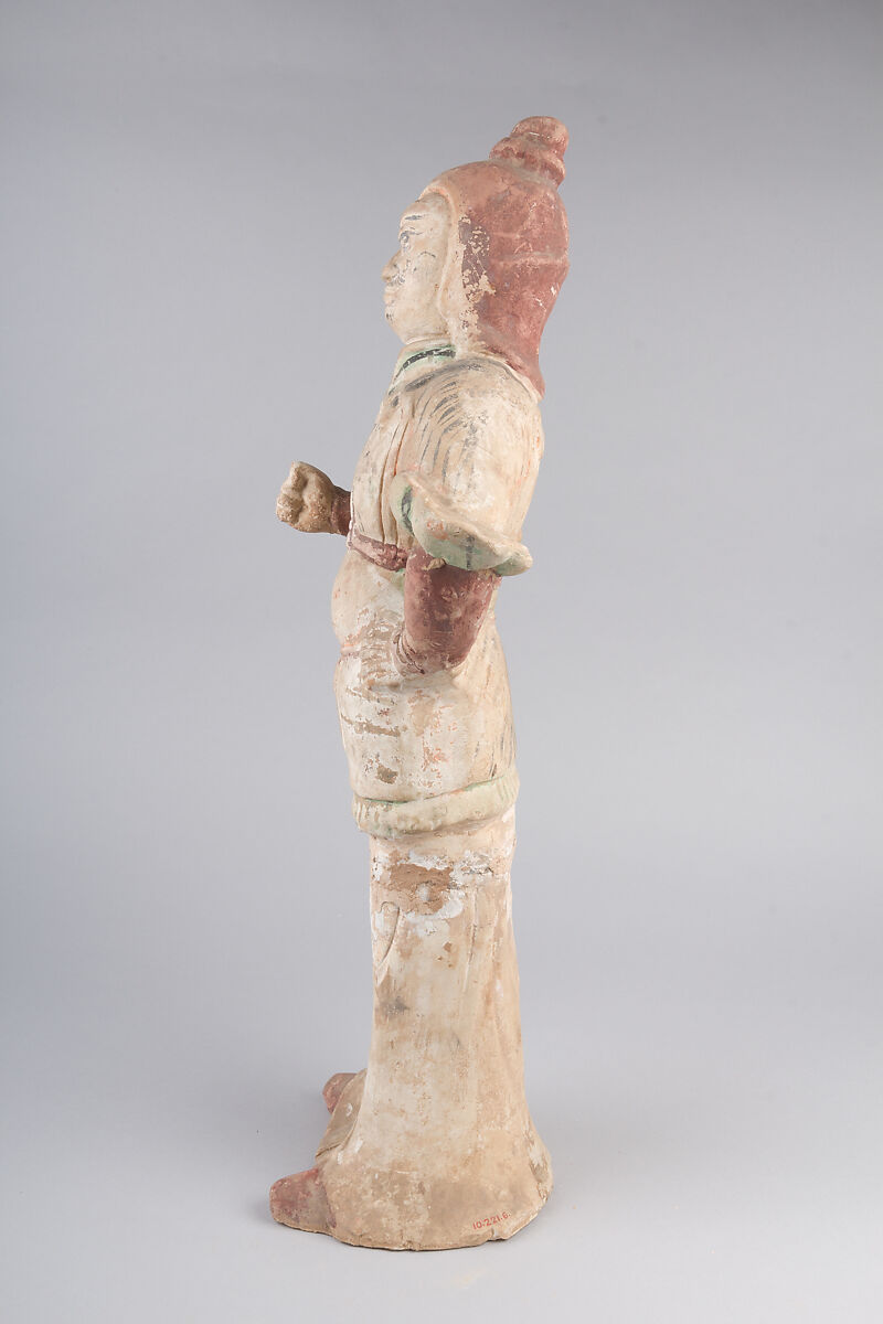 Warrior, Earthenware with traces of pigment, China