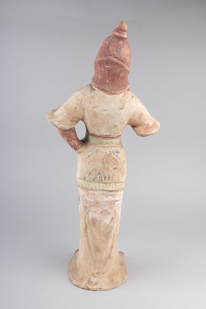 Warrior, Earthenware with traces of pigment, China