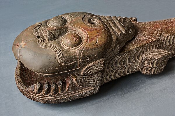 Fish- Shaped Water Spout from the Asar Mahal, Stone