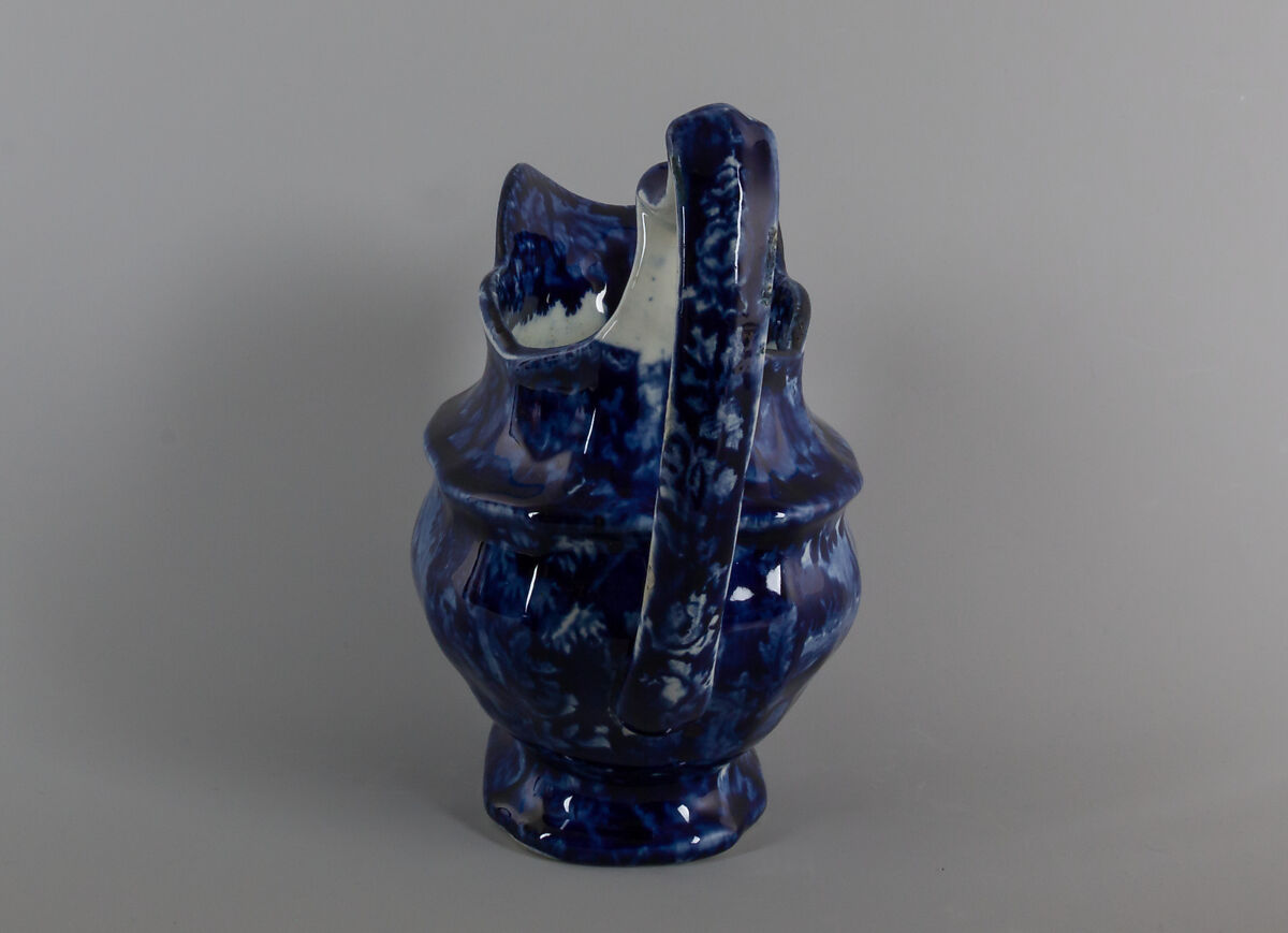 Cream Pitcher, Enoch Wood &amp; Sons (British, active Burslem, 1818–46), Earthenware, transfer-printed, British (American market)