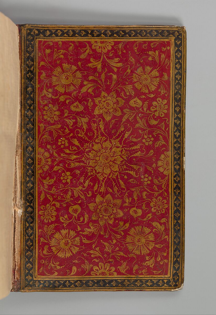 Pocket Qur'an, Manuscript: Ink, opaque watercolor, and gold on paper
Binding: Pasteboard, opaque watercolor and gold under transparent lacquer varnish