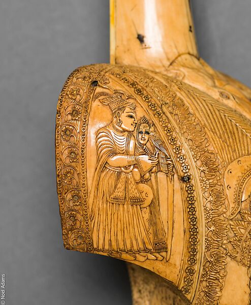 Sarinda, Ivory, hide, rubies, other precious stones, gold, and traces of pigment,