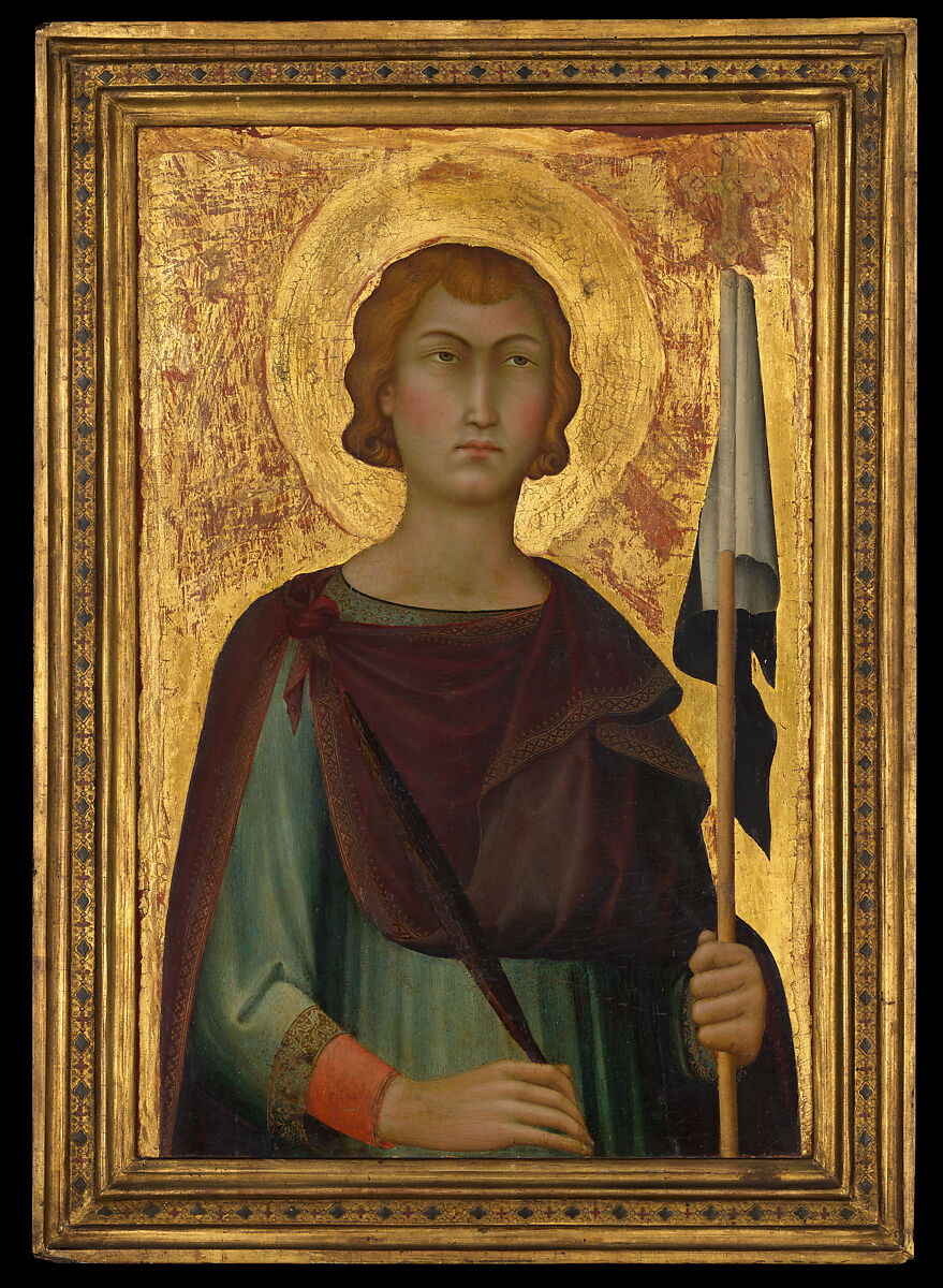 Saint Ansanus, Simone Martini  Italian, Tempera on wood, gold ground