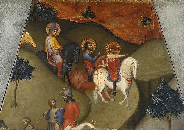 The Adoration of the Magi, Bartolo di Fredi (Italian, active by 1353–died 1410 Siena), Tempera and gold on wood