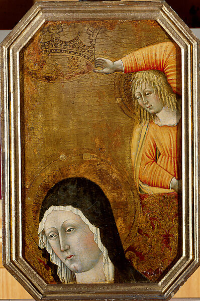 Saint Ambrose, Giovanni di Paolo (Giovanni di Paolo di Grazia) (Italian, Siena 1398–1482 Siena), Tempera on wood, gold ground