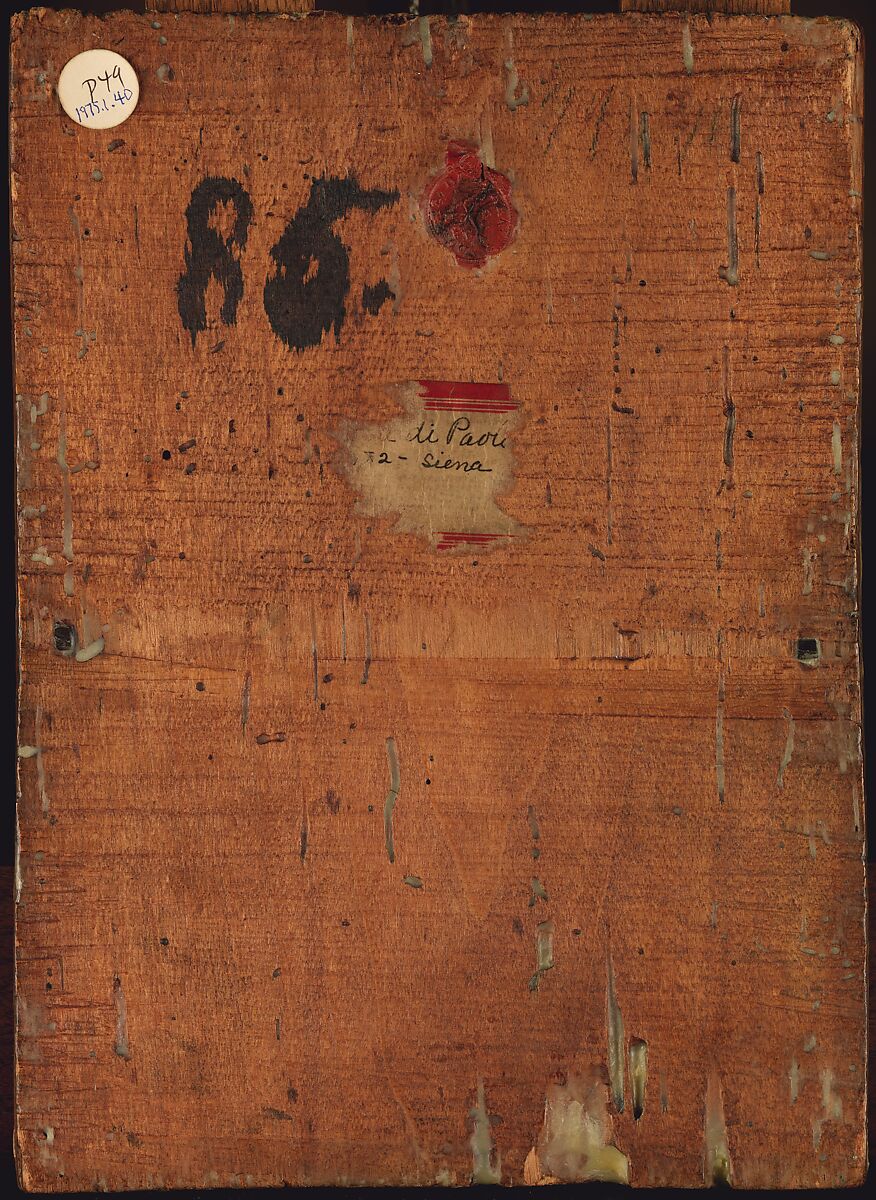 Saint Catherine of Siena Receiving the Stigmata, Giovanni di Paolo (Giovanni di Paolo di Grazia) (Italian, Siena 1398–1482 Siena), Tempera and gold on wood