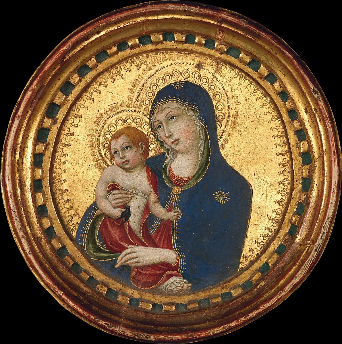Madonna and Child, Sano di Pietro (Ansano di Pietro di Mencio)  Italian, Tempera on wood, gold ground