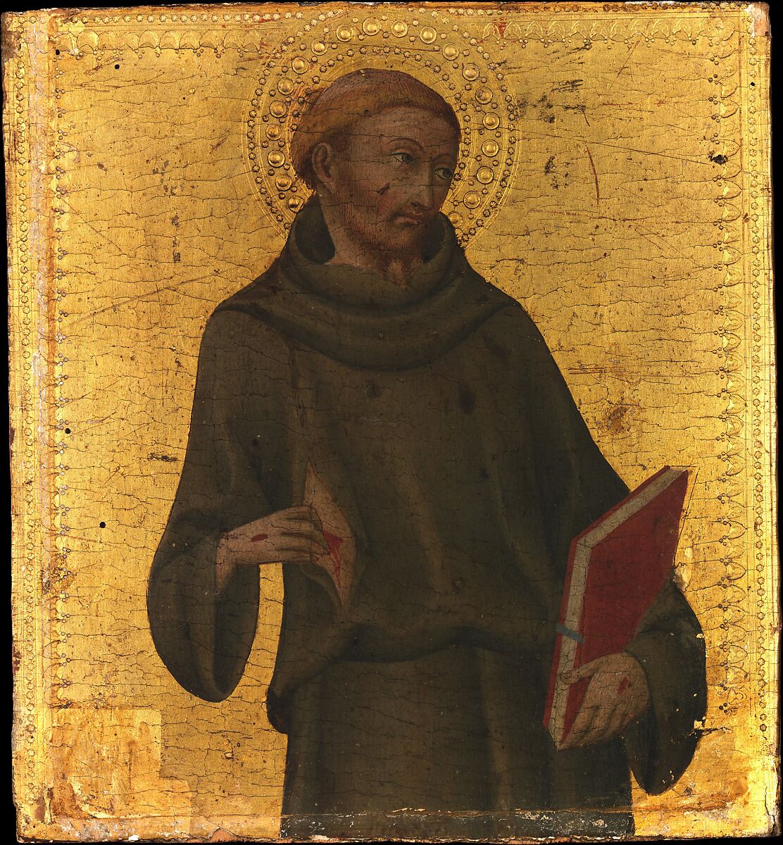 Saint Francis, Sano di Pietro (Ansano di Pietro di Mencio) (Italian, Siena 1405–1481 Siena), Tempera on wood, gold ground 