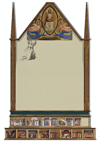 The Assumption of the Virgin, Bernardo Daddi (Italian, Florence (?) ca. 1290–1348 Florence) (possibly with workshop assistance), Tempera on wood, gold ground