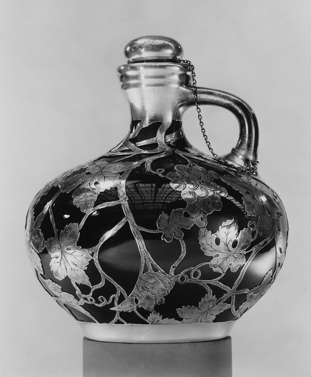 Jug, Rookwood Pottery Company (American, Cincinnati, Ohio 1880–1967), Earthenware, silver, American