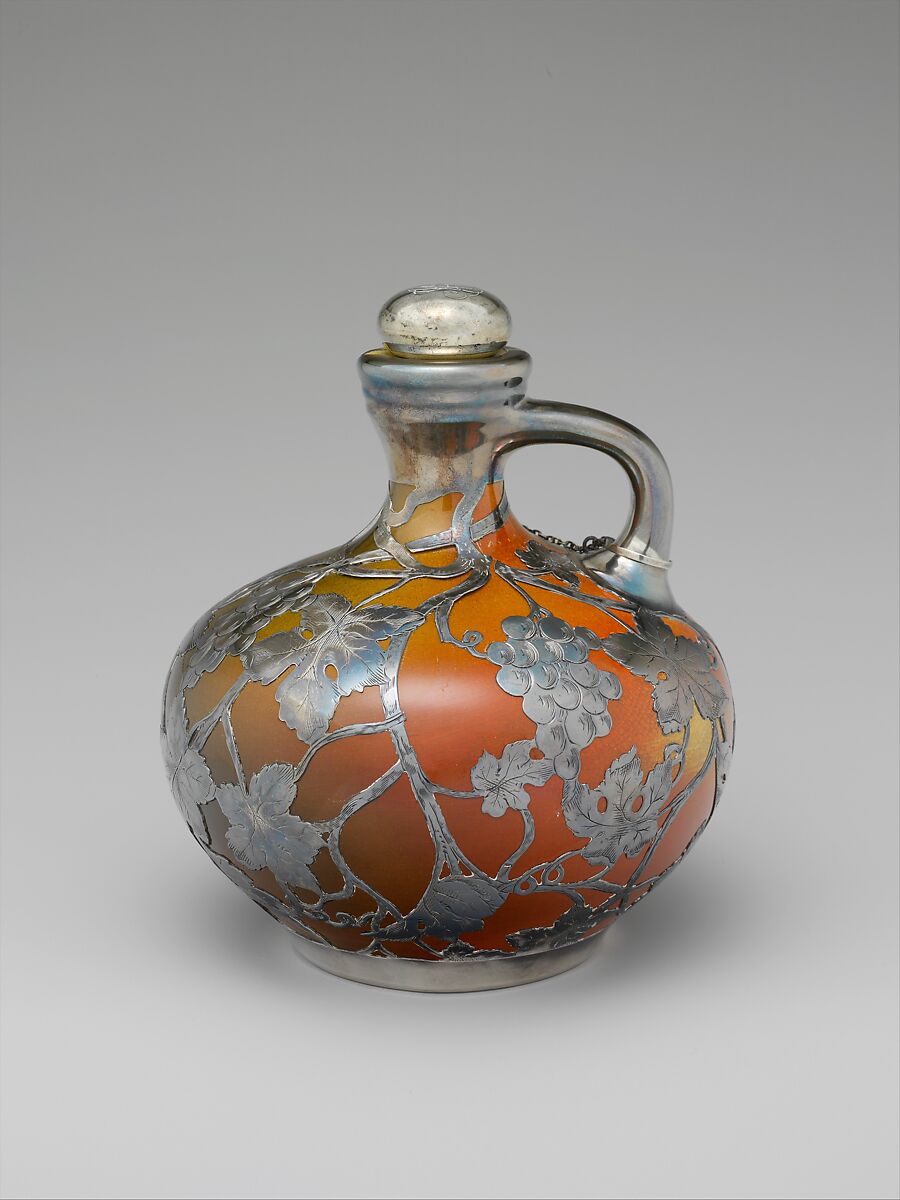 Jug, Rookwood Pottery Company (American, Cincinnati, Ohio 1880–1967), Earthenware, silver, American 