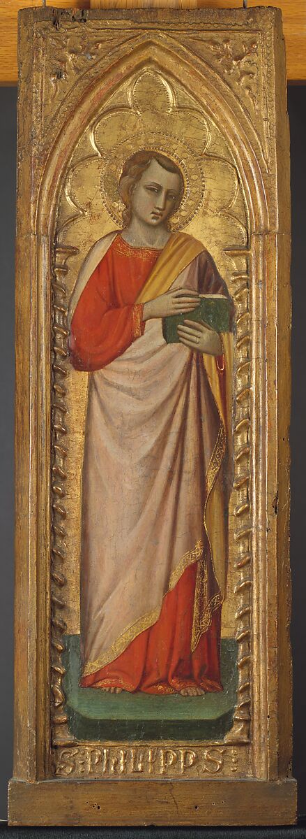 Saint Philip, Spinello Aretino (Spinello di Luca Spinelli) (Italian, born Arezzo 1345–52, died 1410 Arezzo), Tempera and gold on wood 