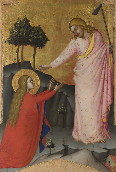 The Crucifixion, Andrea di Cione (Orcagna) (Italian, Florence 1315/20–1368 Florence)  , and workshop, Tempera on wood, gold ground